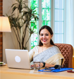 Woman grocery shopping